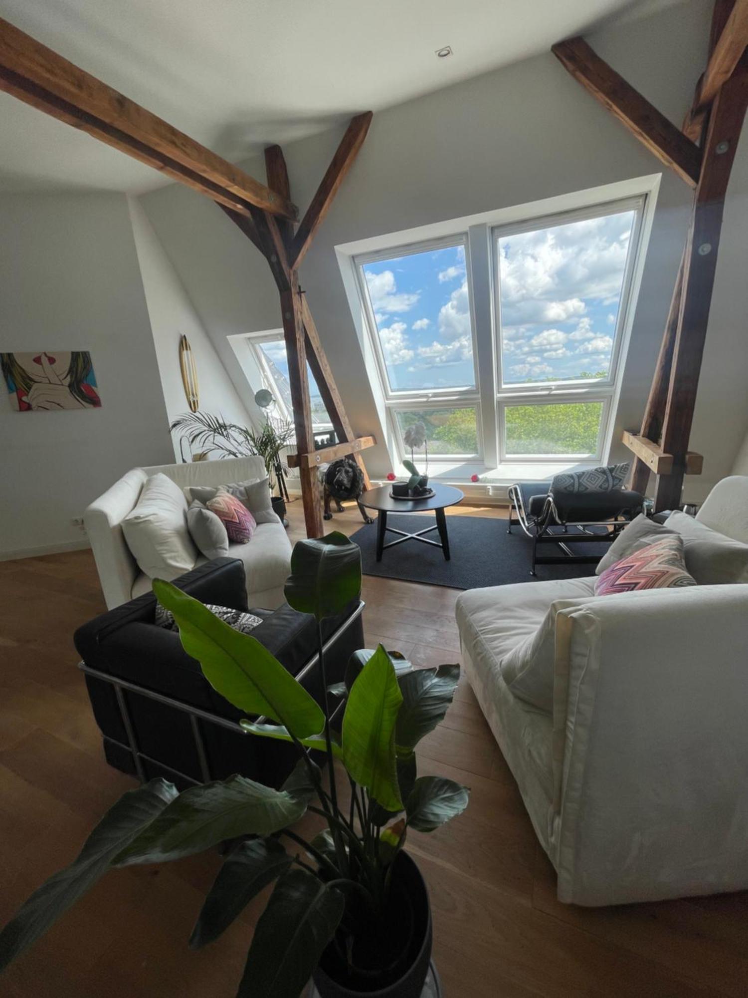 Апартаменты Luxus Penthouse Waterview Киль Экстерьер фото